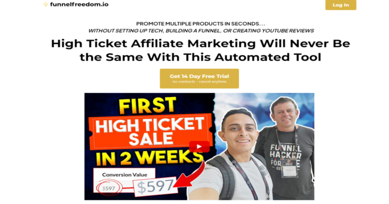 Read more about the article Funnel Freedom Review: Automating High-Ticket Affiliate Marketing in 2024