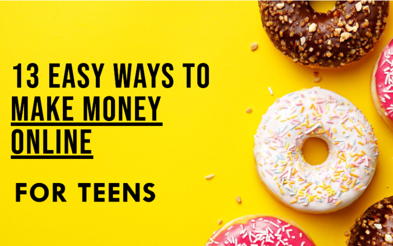 ways for teenagers to make money online